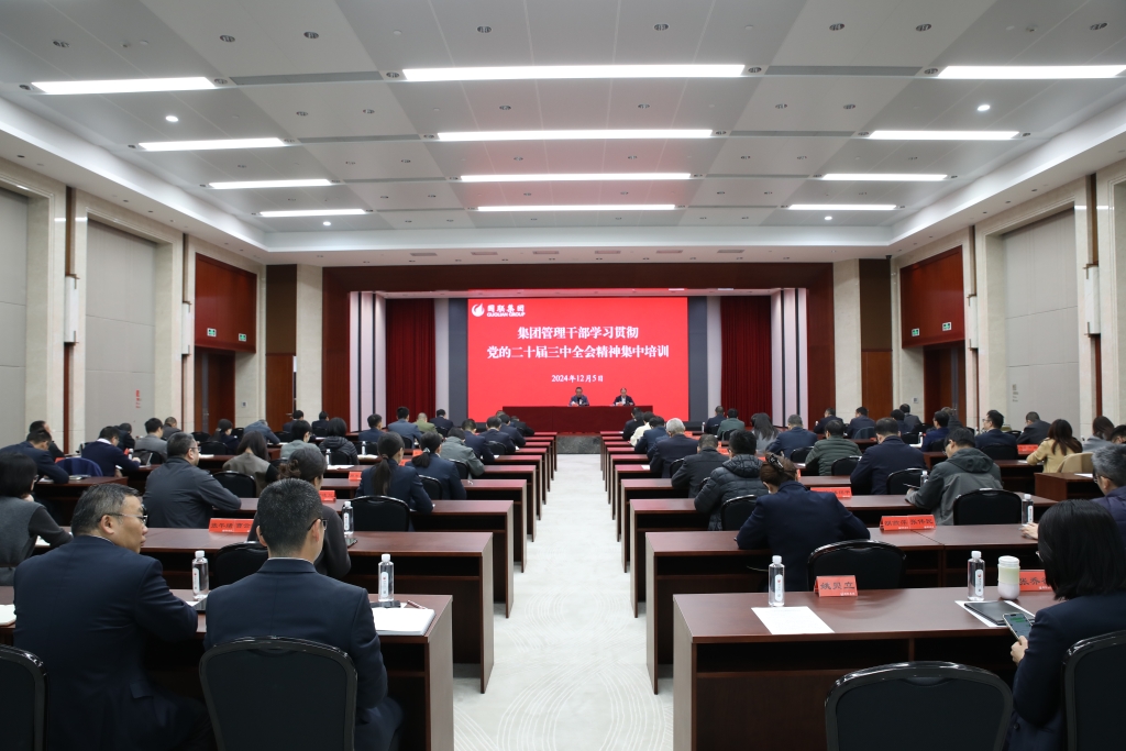 集团组织开展集团管理干部学习贯彻党的二十届三中全会精神集中培训